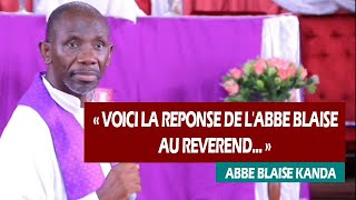 VOICI LA REPONSE DE LABBE BLAISE AU REVEREND [upl. by Narra]