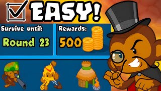 Professor Evil Today Easy Challenge BTD Battles [upl. by Erodroeht]