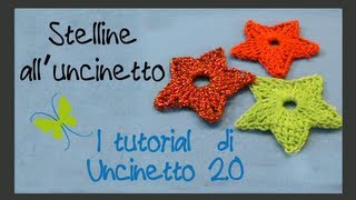 Tutorial uncinetto  Stella a 5 punte [upl. by Chaker]