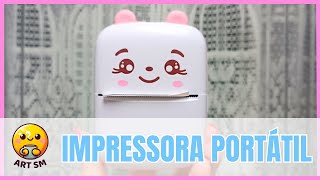 TESTANDO MINI IMPRESSORA PORTÁTIL DA SHOPEE E COMO UTILIZO NAS VENDAS DE CANECAS [upl. by Egduj819]