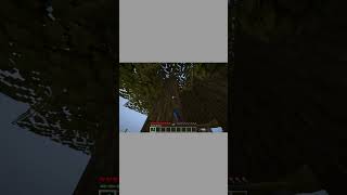 Cutting Dark Oak Wood in Minecraft [upl. by Larner]