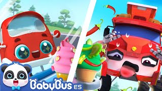 Comprando Helados en un Autoservicio  Camiones de Monstruo  Canciones Infantiles  BabyBus Español [upl. by Manbahs]