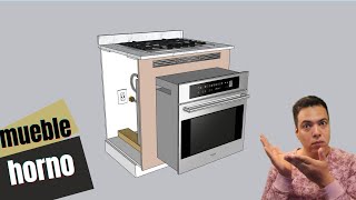 Mueble para horno de gas [upl. by Aisak]