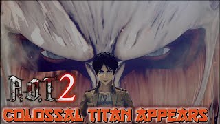 Colossal Titan Appears Again Attack on Titan Gameplay Part 2 [upl. by Htebazileyram202]