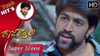 Yash kannada Scenes  Yash talks to heroine and gets a shock  Rajahuli Kannada Movie [upl. by Monia]