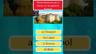 How well do you know Moldova 🇲🇩  General Knowledge Quiz shorts [upl. by Ahtivak]