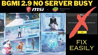 How to play BGMI 29 in Emulator  Fix server busy restricted area in MSI Player bgmi emulator [upl. by Assiruam]