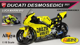 EP586  LUCA MARINI 2021  DUCATI DESMOSEDICI GP19  ALTAYA  118 SCALE  MOTOGP [upl. by Pros]