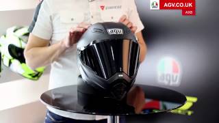 AGV AX8 Motorbike helmet [upl. by Nylavad]