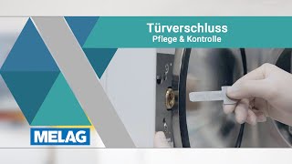 Kontrolle und ÖlPflege des Türverschlusses von MELAG Autoklaven [upl. by Vadnee]