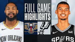 PELICANS at SPURS  FULL GAME HIGHLIGHTS  December 17 2023 [upl. by Nnylimaj]