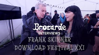 Backstage at Download Festival XXI 2024  Brocarde Interviews Frank Skinner [upl. by Sandye649]