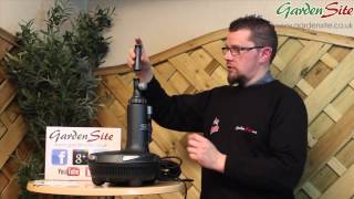 Product Demo Hozelock Easyclear 6000 Pond Pump and Filter [upl. by Milla]