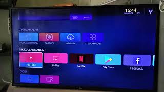 AWOX 40 inç smart TV internet ayarları [upl. by Yrtua]