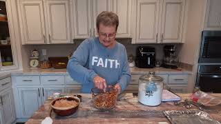 Learn how to easily make praline pecans  Simple dessert recipe for Southern pecans [upl. by Tinor19]