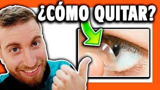 ✅ ¿Cómo QUITARSE las LENTILLAS ➡️ Truco Rápido y seguro [upl. by Cristine]