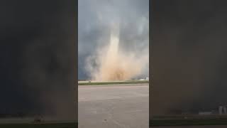 Person Witnesses Landspout Tornado in Cheyenne Wyoming  1422899 [upl. by Radman]