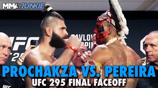 Jiri Prochazka vs Alex Pereira Intense Final Faceoff Lingers Ahead of Title Clash  UFC 295 [upl. by Adnohsak]