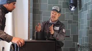 The best video on How To Install a Discovery 2 Quadrafire Wood Stove with Byron on the Rooftop [upl. by Llerryt]