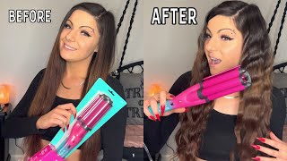 TRYING THE BED HEAD MESSBEHAVE DEEP WAVER First Impression amp Review [upl. by Sibeal]