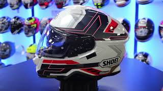 Shoei GT Air 2 Aperture TC6 Helmet WhiteBlackRed [upl. by Doralin]