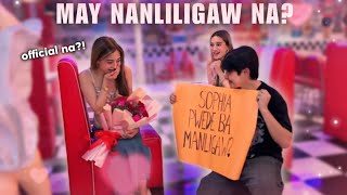 MAY MANLILIGAW NA SI SOPHIA official na ang FranzPhia [upl. by Llerraj]