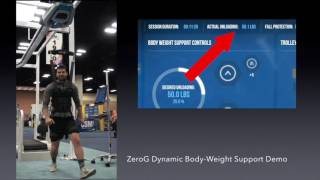 ZeroG Dynamic BodyWeight Support Demo [upl. by Alag]