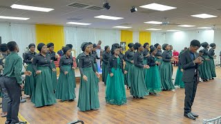 Rivercrest choir wimbo wao wa pili kwenye ibada ya Jumamosi jioni in Houston TX [upl. by Marline]