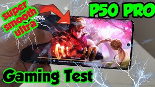 Huawei P50 Pro Mobile Legends Gaming Test [upl. by Noyerb]