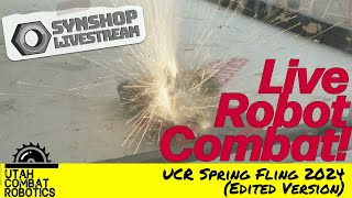 Live Robot Combat from Salt Lake City 2023 UCR Spring Fling [upl. by Edrea]