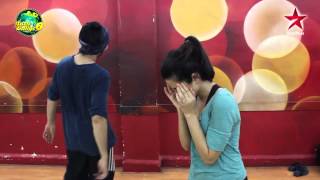 Nach Baliye 6  Raqesh and Ridhi practice lifts [upl. by Sucramat625]