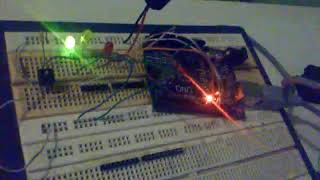 Sensor de Proximidad con arduino y sensor cny70 [upl. by Ellery]