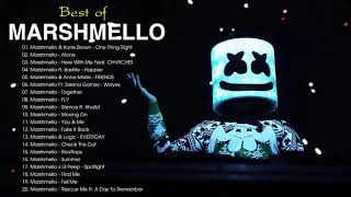 Marshmello Greatest Hits Playlist  The Best Of Marshmello [upl. by Hak]