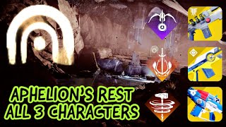 Legend Lost Sector Aphelions Rest on all Classes  Destiny2 Season of the Wish [upl. by Rosie]