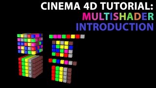 Cinema 4D Tutorial Introduction to the MultiShader [upl. by Strauss]