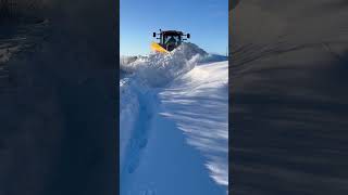 Stuart Gauld clearing snow in Crawton Aberdeenshire [upl. by Finley389]