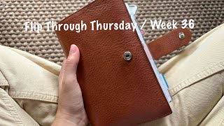 Flip Through Thursday  Week 36  September 2024  Pink Planner Girl [upl. by Irtimid]