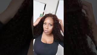 UNICE Kinky Curly VPart Wig Mini Review curlyhair vpartwig upartwig [upl. by Orland]