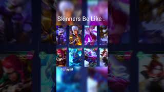 Skinners Be Like 🗿 mlcreatorcamp mobilelegends mlbb mobilelegendsbangbang mobilelegendsbangbang [upl. by Nyloc]