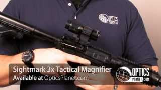 Sightmark SlidetoSide 3x Tactical Magnifier  OpticsPlanetcom [upl. by Eiuqnom]