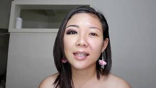 Half Makeup Tutorial  Eye Makeup Complexion and Contour [upl. by Pussej]