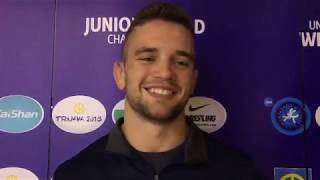 Brady Berge wins bronze at 70 kg at 2018 Junior World Championships in mens freestyle [upl. by Etnahc]