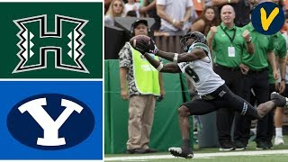 Hawaii vs BYU Highlights  2019 Hawaii Bowl  College Football [upl. by Henarat911]