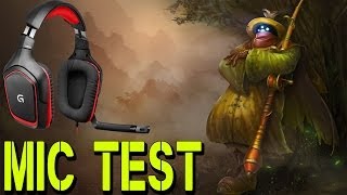 Logitech G230 Headset Mic quality test [upl. by Thenna]