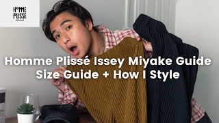 Homme Plissé Issey Miyake Guide  Size Guide and How I Style [upl. by Saimerej766]