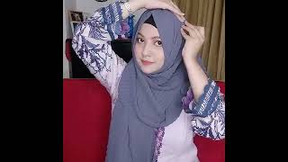 simple hijab tutorial sarer Sathe simple hijab style [upl. by Blondie]