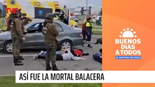 Impactantes registros Así fue la mortal balacera en San Bernardo  Buenos días a todos [upl. by Rebe]