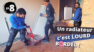 ⭐EP8 Comment démonter une installation de chauffage  Comment maçonner du bloc YTONG [upl. by Alarick]