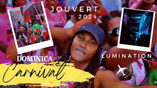 DOMINICA 🇩🇲 Carnival Monday 2024  Lumination amp Jouvert [upl. by Natanoj]