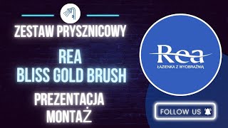 ▶️ Prezentacja i montaż zestawu prysznicowego Rea®️ Bliss z termostatem [upl. by Irotal]